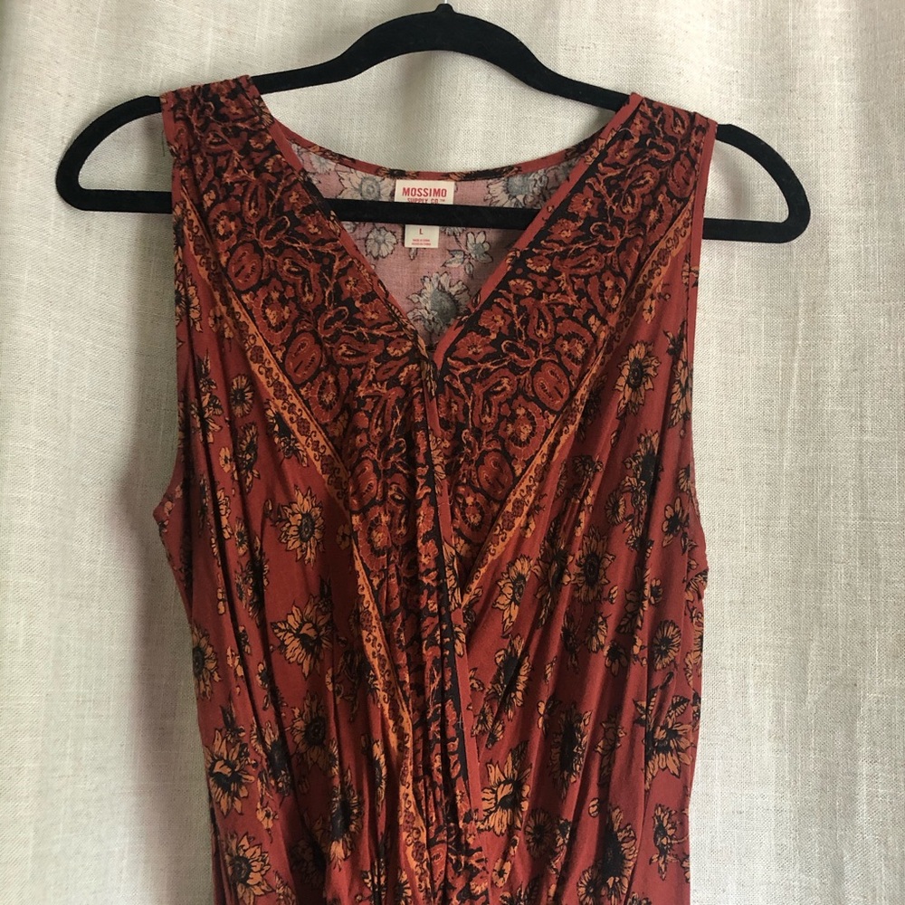 Mossimo Sunflower Romper | Size Large